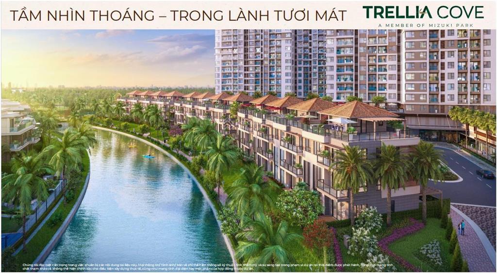 Mizuki park  nhà phố kênh đào dt đất 6 x 21m, dtxd 248,9m2  mua trực tiếp cđt  nhận nhà 11/2026