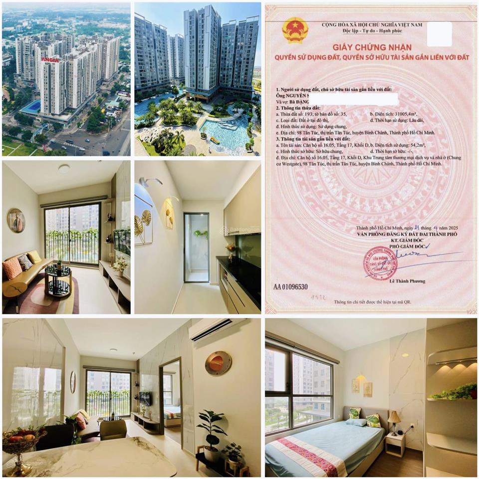 Sổ hồng bán căn 59m2 2pn 2wc tháp c + view ubnd, công viên xanh gió mát + sẵn gói nội thất westgate