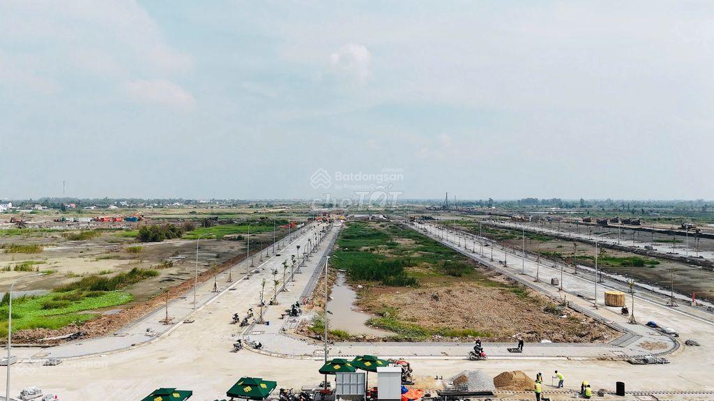 Chỉ 25.4tr/m2 cầm sổ và có đất ngay 110m2 đường vào 60m phía tây nam hcm trả gốc chỉ 1% trong 20