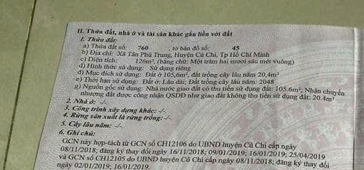 Bán lô ngay mặt tiền kinh doanh ngay tỉnh lộ 2, 125m2 thổ cư, sổ hồng riêng, giá chỉ 950 triệu