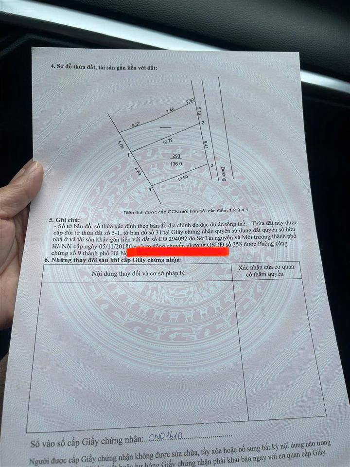 Đất thổ cư chính chủ  mặt tiền đẹp  tiềm năng đầu tư cao