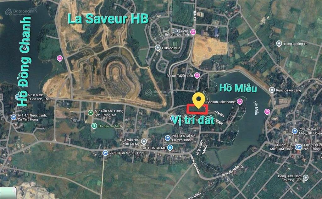 Bán đất liên xã, 31,5 tỷ, 6500m2  800 ont, view hồ mặt tiền 40m, pháp lý đầy đủ, hòa bình, hot!