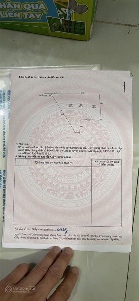 Bán đất tại liên xã, 7,256 tỷ, 1273m2 150m2 ont, chính chủ giá siêu hời, chương mỹ, hà nội view đẹp