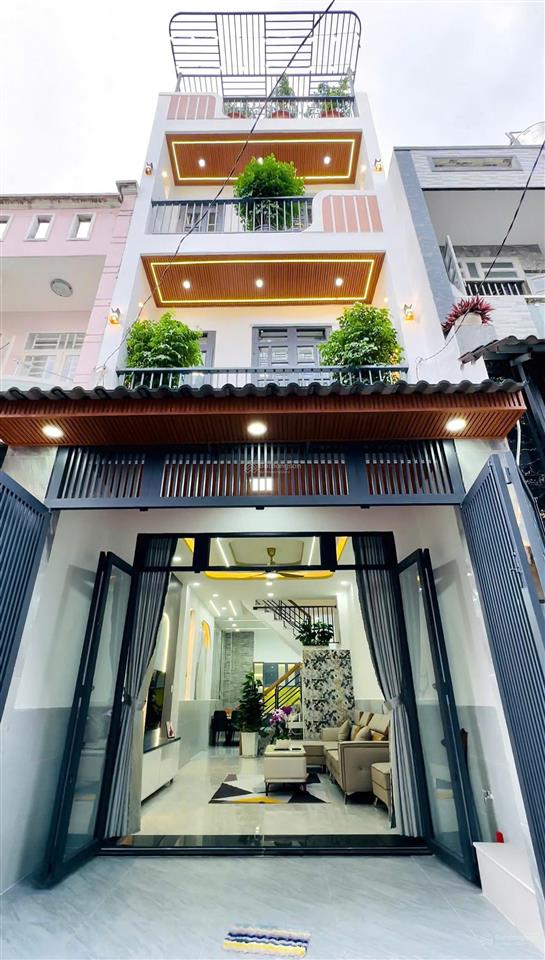 Nhà đẹp 68m² đường số 22, thủ đức giá 2 tỷ 550. gần giga mall. xây 1 trệt 3 lầu, hẻm 5m. sổ riêng