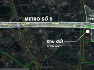 Rẻ nhất ngay sát ga metro số 5, cao tốc đại lộ thăng long 70.6m chỉ 3.59 tỷ