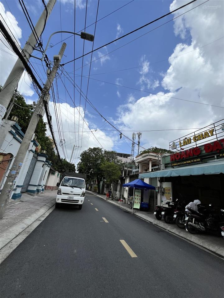 70tr/m2 cơ hội đầu tư tốt mặt tiền ngay linh đông  hệ số xd cao hầm 6 tầng  full thổ  sầm uất