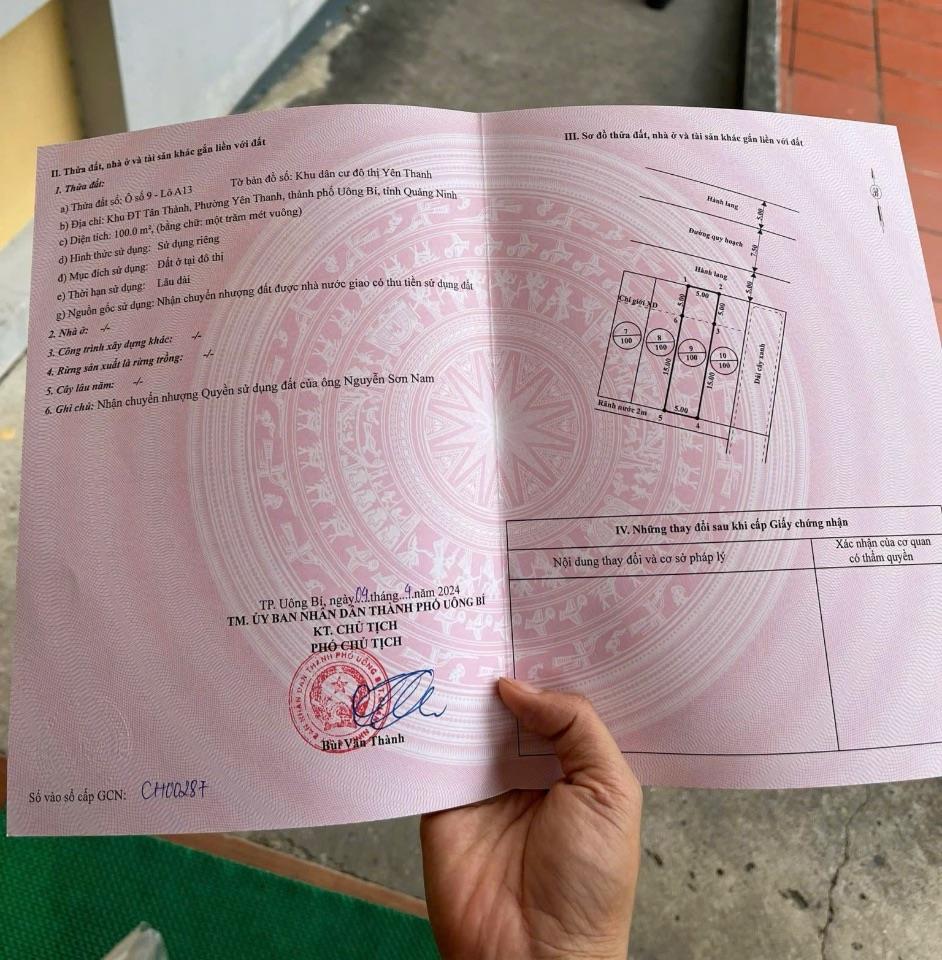 Chính chủ nhu cầu bán Lô đất đẹp 09-A13 Newcity Uông Bí