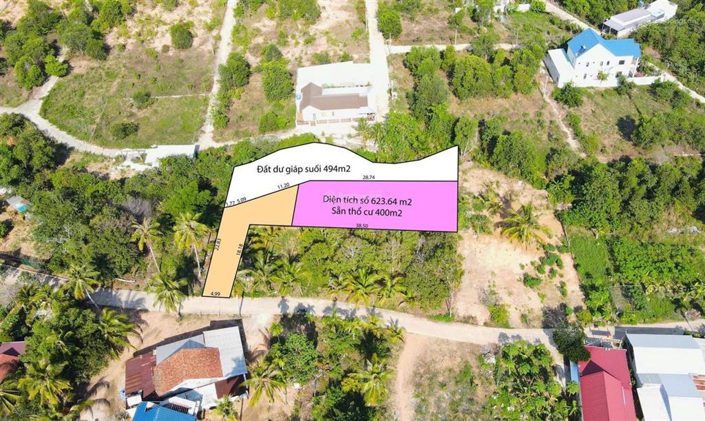 Bán gấp đất vườn suối phú quốc hơn 1.100m2, giá chỉ 4 tỷ 5
