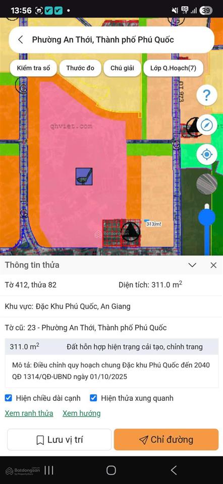 Hiếm thật sự đất trung tâm an thới 310.9m2, giá chỉ 3.7 tỷ