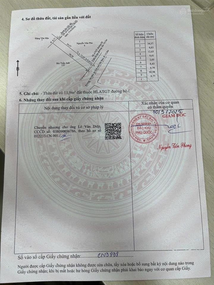 Mặt tiền bến tràm đất lớn 501m2, đường 15m, sổ hiện đường! trục bến tràm phú quốc | kết nối nhanh