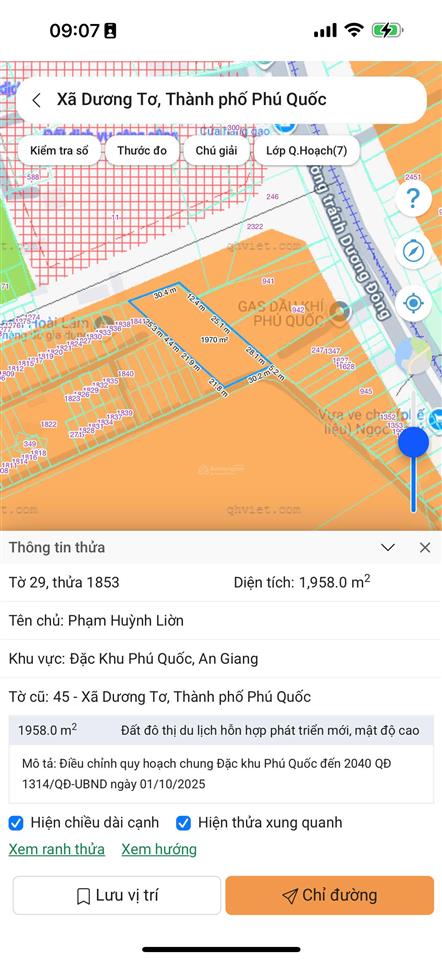 Đất cln suối đá, dương tơ, phú quốc