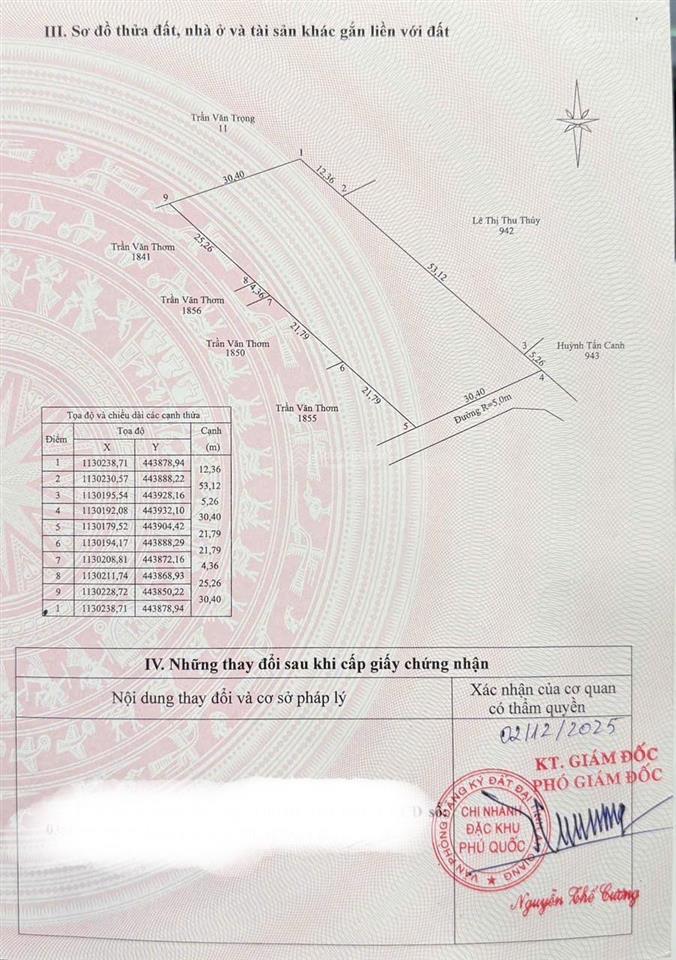 Đất cln suối đá, dương tơ, phú quốc