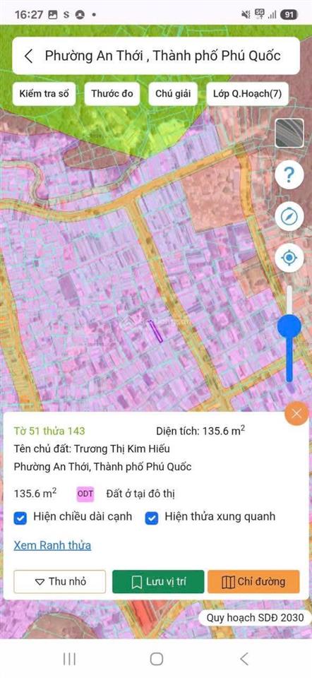 Cặp đất odt an thới gần biển, ô tô tới nơi
