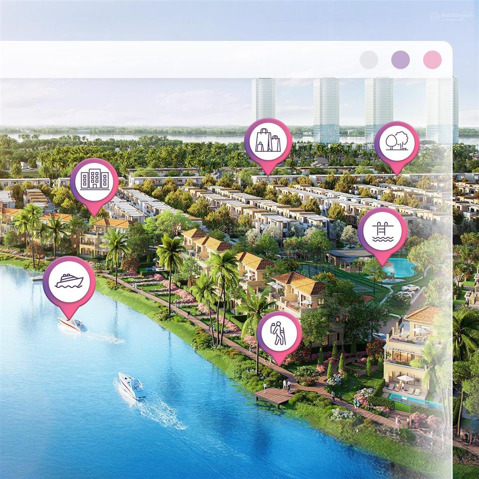 Duy nhất 1 căn biệt thự song lập "góc" có bến du thuyền riêng tại izumi canaria, thanh toán chỉ 10%