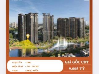 2 phòng ngủ view nhạc nước giá 9 tỷ dự án masteri park place  the global city