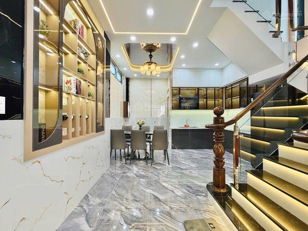 Bán nhà lũy bán bích  85m2  4 tầng  nội thất cao cấp  hẻm nhựa 8m  ngang 5m  giá chỉ 10,5 tỷ