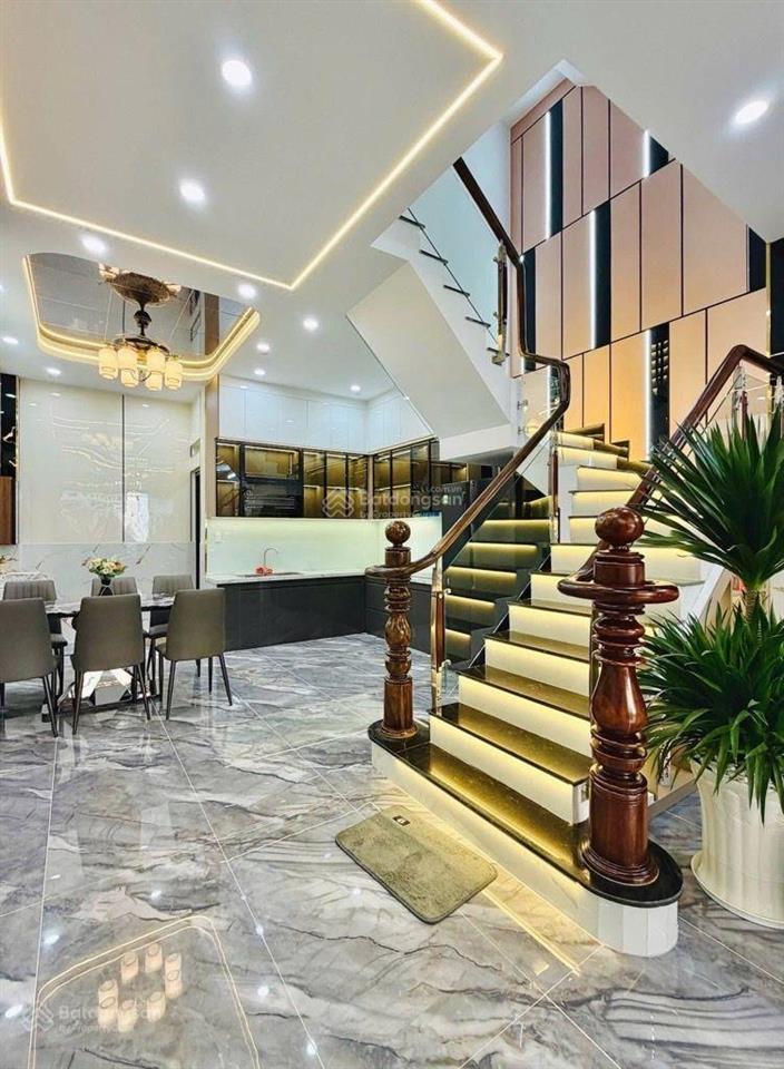 Bán nhà lũy bán bích  85m2  4 tầng  nội thất cao cấp  hẻm nhựa 8m  ngang 5m  giá chỉ 10,5 tỷ