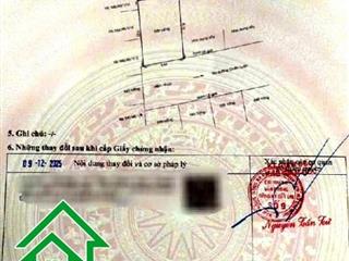 Nhỉnh 4 tỷ  đất thổ cư phân lô hẻm ô tô nhựa 6m khu xây cao tầng