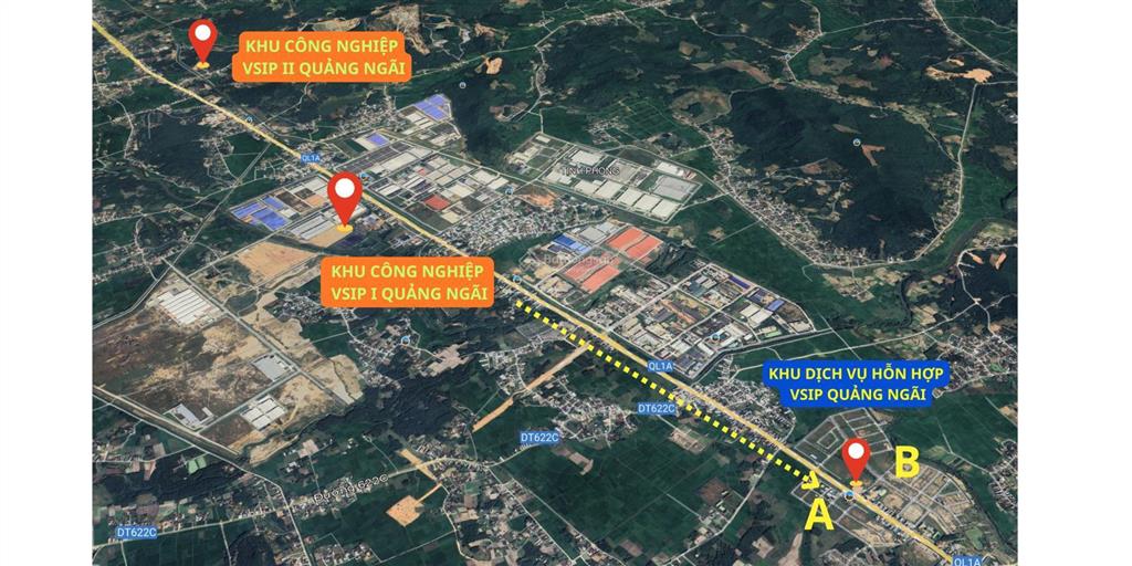Rẻ hơn thị trường 20%, dt 126m2, giá chỉ 9,5 tr/m2 gần tiệm kinh doanh khu dvhh vsip quảng ngãi