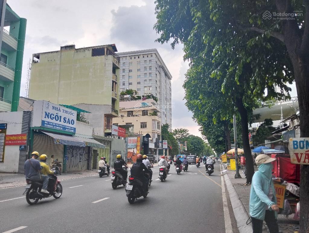 Quận 1  mt võ thị sáu  95.5m2  34.3 tỷ  tiện xây building  nở hậu 7m  vỉa hè 16m