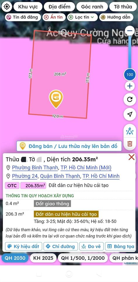 Hẻm rộng 10m thông ô tô đậu hàng dài chiều ngang 12m siêu hiếm ngay hàng xanh gần quận 1