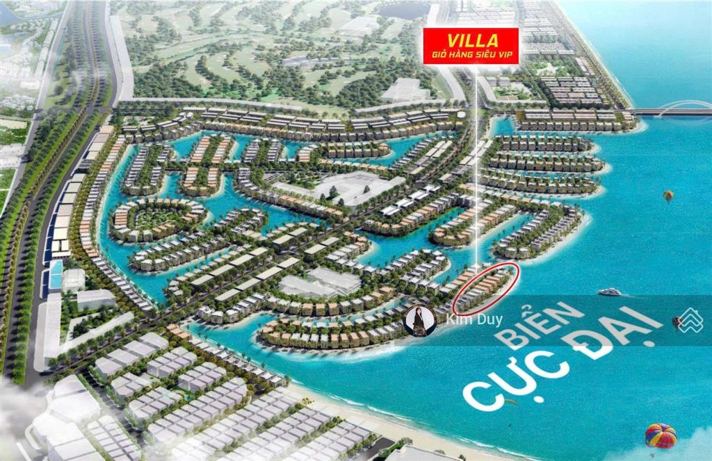 Bán villa đơn lập vịnh tiên mặt biển vip nhất vinhomes cần giờ