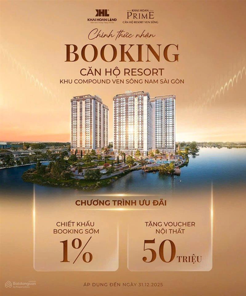 Bán căn hộ khải hoàn prime nhà bè. 2pn  mặt tiền lê văn lương  giá cđt