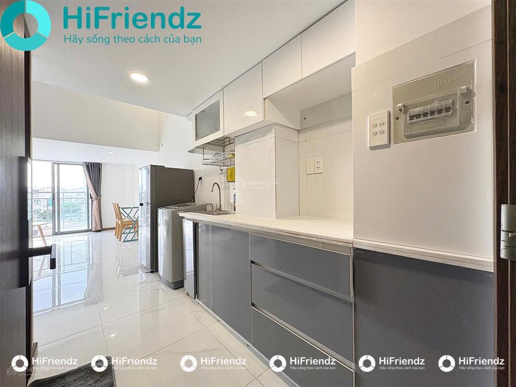 Căn hộ 2pn  2wc mới xây ban công full nội thất máy giặt riêng, có thang máy bảo vệ  ít phí