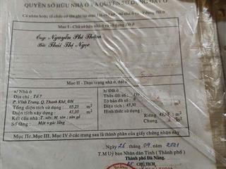 Bán nhà kiệt ông ích khiêm  gần chợ cồn, siêu thị go