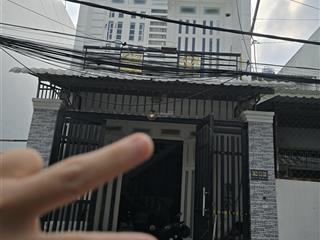 Cho thuê nhà nguyên căn btct 4x14m, trệt 1 lầu, dtsd 110m2, gần chợ hiệp thành, kcn tân thới hiệp