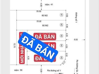 Duy nhất  còn 2 nền fo mặt tiền mt đường số 1, p. linh xuân, tp. thủ đức