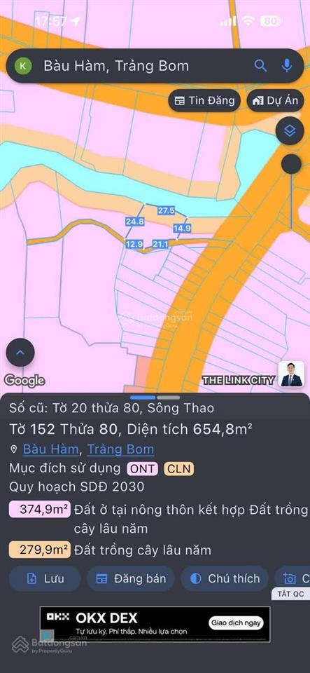 Đầu tư mà không biết đến lô đất này thì quá tệ. 655m2 chỉ vỏn vẹn 1tỏi6
