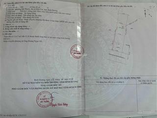 540m2 gần trường thpt bến cát, mt dh604 đường hai tháng chín, đi ra mỹ phước tân vạn, có 160m2 tc