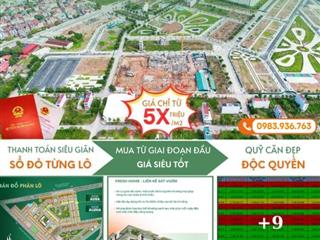 Da harmonia city
đất nền cạnh khu cao đẳng việt hàn bắc giang
giá chỉ từ 5x triệu/m2, sổ đỏ từng lô