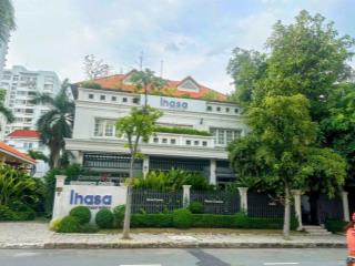 Cho thuê biệt thự đơn lập 2 mặt tiền phú mỹ hưng, 360m2 (18x20m) 6pn, sân vườn, khu phố nam thông 2