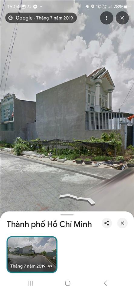 Đất gốc 2 mt 5 x 20.2 (m), xuân thới sơn, hcm