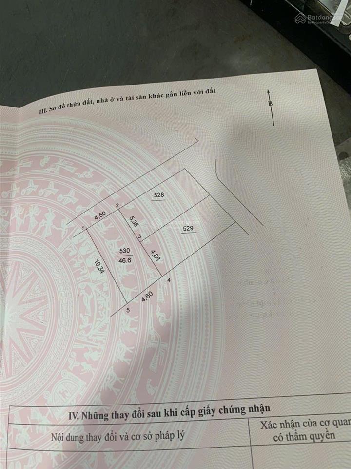 Đất xã khánh hà, huyện thường tín, hà nội, giá cực chất 3,6 tỷ, 46,6 m2. ô tô vào sát đất ngõ thông
