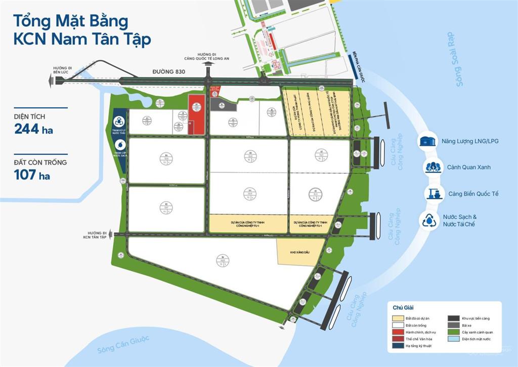 Khu công nghiệp nam tân tập (ấp tân đông, xã tân tập, tỉnh tây ninh)