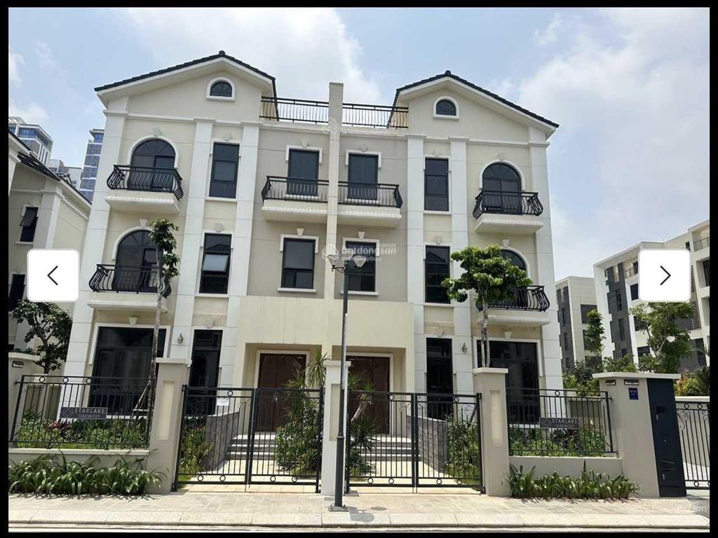 (hạ 15 tỷ) bán căn góc biệt thự starlake, khu k5, siêu đẹp 32m mt, 3 mặt tiền, thoáng đẹp giá 68 tỷ