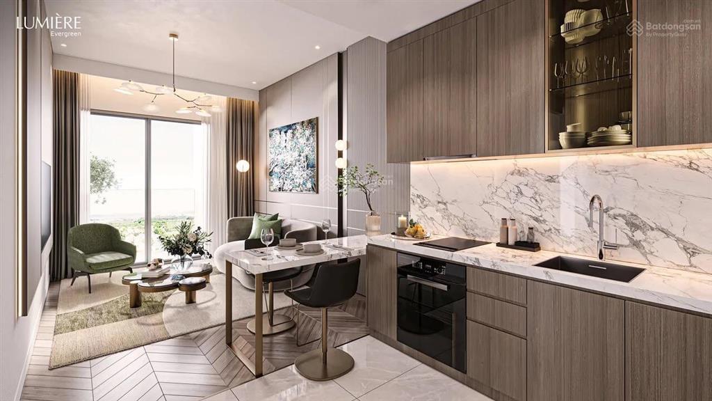 Bán căn hộ 2pn2wc + 1 86m2 giá 7, x tỷ lumiere evergreen.  0984 576 ***