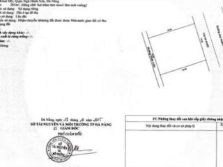 Bán lô biệt thự đường nước mặn 2, khu nam việt á, gần sông