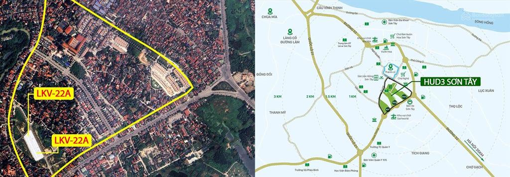 Độc quyền  an cư lý tưởng tại hud sơn tây căn xẻ khe đường 12,5m/ 95m², chính chủ