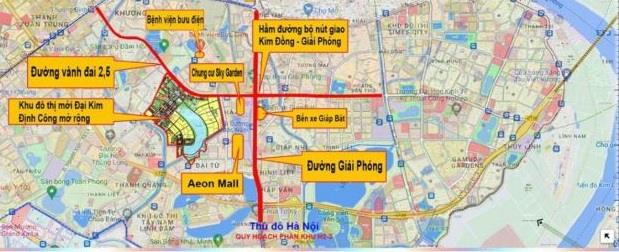 Cần tiền bán gấp lô đất tại đại kim định công mở rộng (mt 6m và 6.5m). giá 63tr/m2