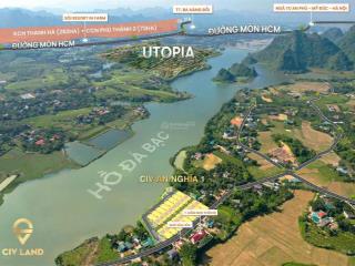 Đất mặt hồ đá bạc, đối diện khu nghỉ dưỡng utopia