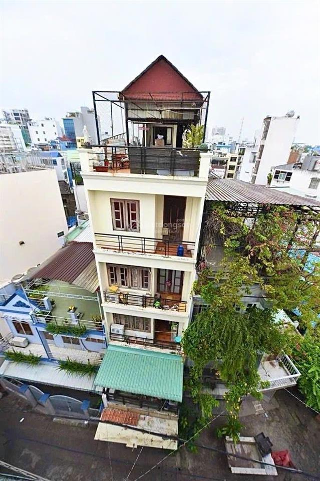 Nhà chdv lâu năm, nở hậu  cách mạng tháng 8  4/5x16m (74m2), 5 tầng  12.5tỷ
