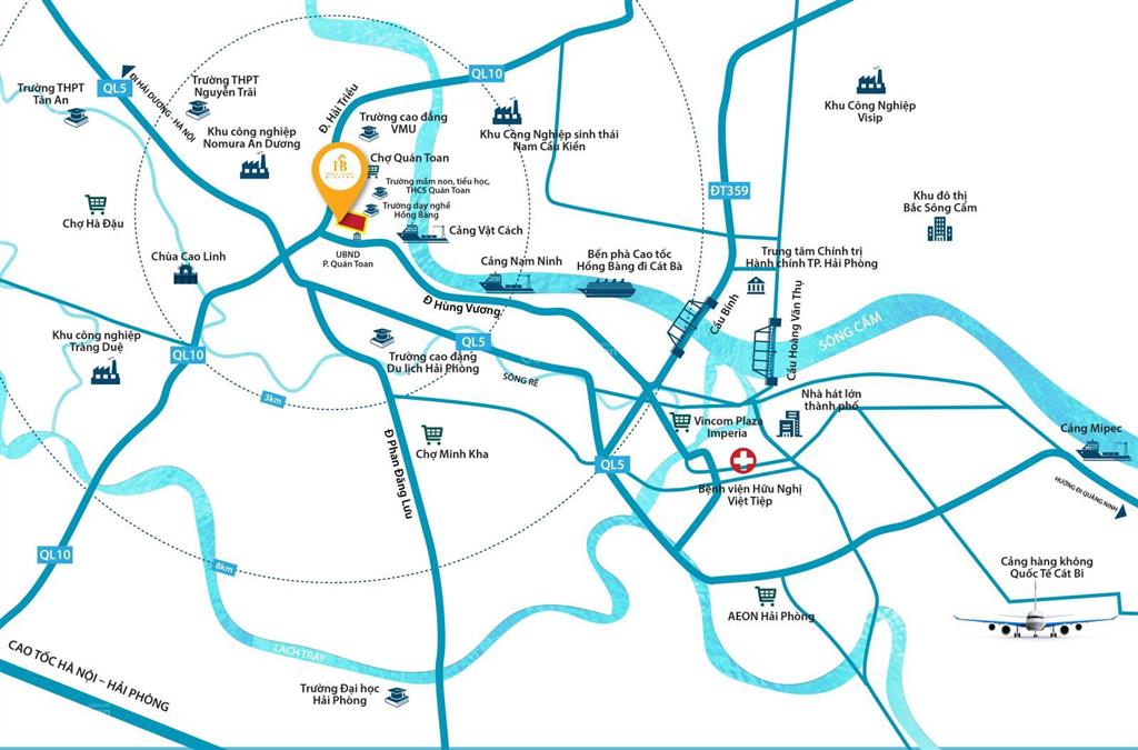 Bán shophouse cạnh ubnd hồng bàng, hải phòng. full giá 6tỷx sẵn sổ/ kinh doanh ngay