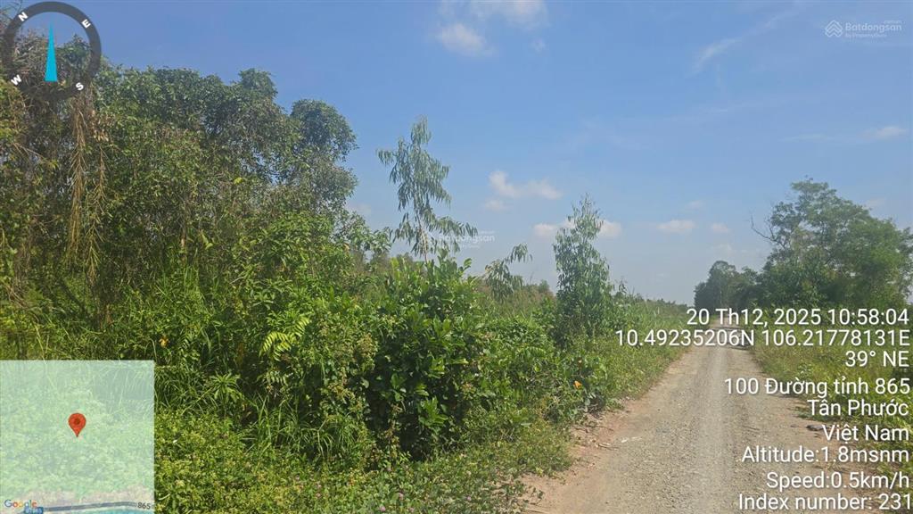 Bán đất khu tân phước hỗn hợp odt + cln, gần kcn mặt tiền nhựa