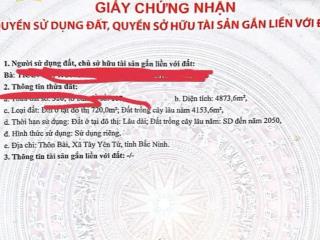 Lợi ích đầu tư. đất tự nhiên, bám suối tự nhiên xung quanh có 720m2 odt  4153.6m2 cln