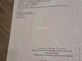 Cần bán nhanh lô đất đường 10m5 phạm hữu nghi  hòa xuân