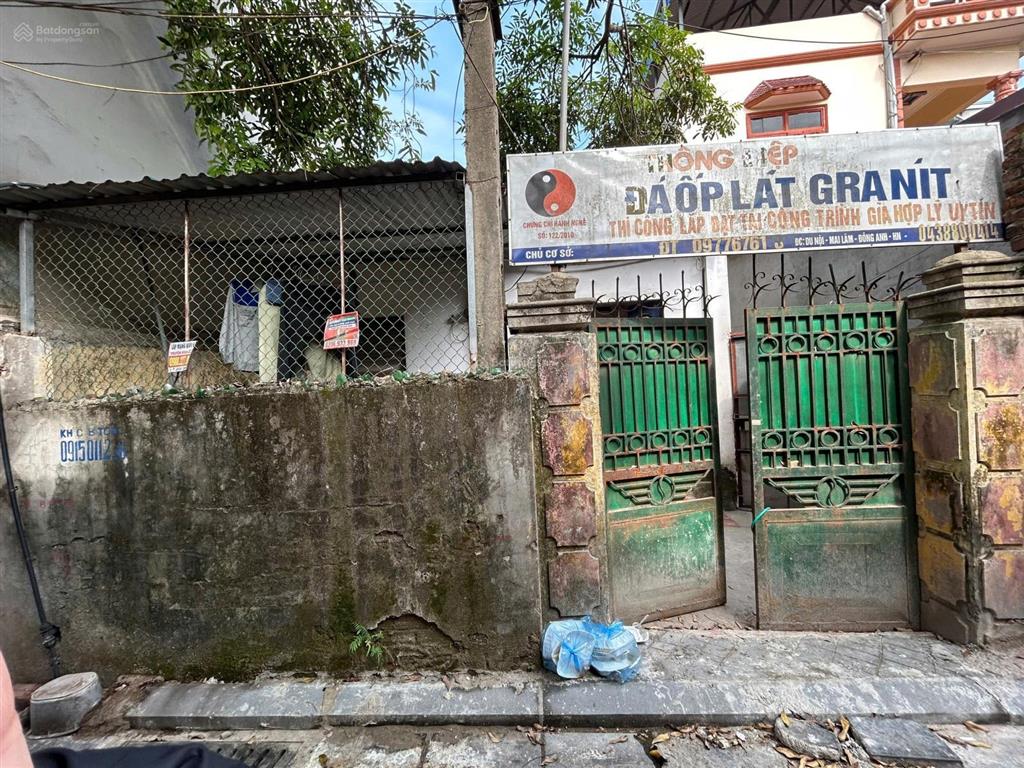 Bán đất 115m2 chính chủ tại du nội, mai lâm, đông anh. khu dân cư, trường học, mua bán tiện lợi.